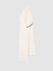 Reiss Ivory Evie Half-Belt Gathered Maxi Dress - Image 2 of 7