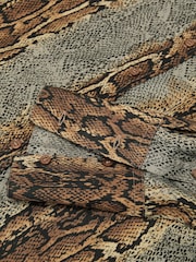 Reiss Neutral/Grey Lyla Snakeskin-Print Long-Sleeve Shirt - Image 7 of 7