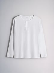 The Set 4PK Long Sleeve Henley Top - תמונה 4 מתוך 7