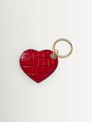 Aspinal of London Red Small Heart Keyring - Image 2 of 2