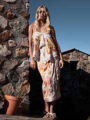 Emily Carter Floral Strappy Scarf Top - Image 3 of 7