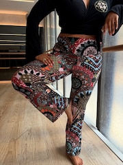 Never Fully Dressed Fold Over Waist Band Flare Leggings - Bild 4 von 4