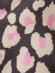 Leopard Knitted Cardigan and Leggings Baby Set 2 Piece (0mths-2yrs) - Image 14 of 14