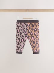 Leopard Knitted Cardigan and Leggings Baby Set 2 Piece (0mths-2yrs) - Image 9 of 14