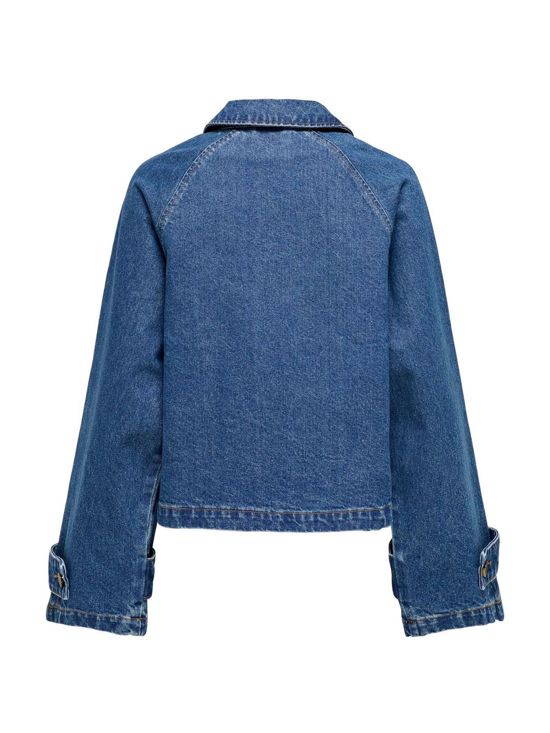 Buy ONLY Blue Denim Short Trench Coat from the Next UK online shop