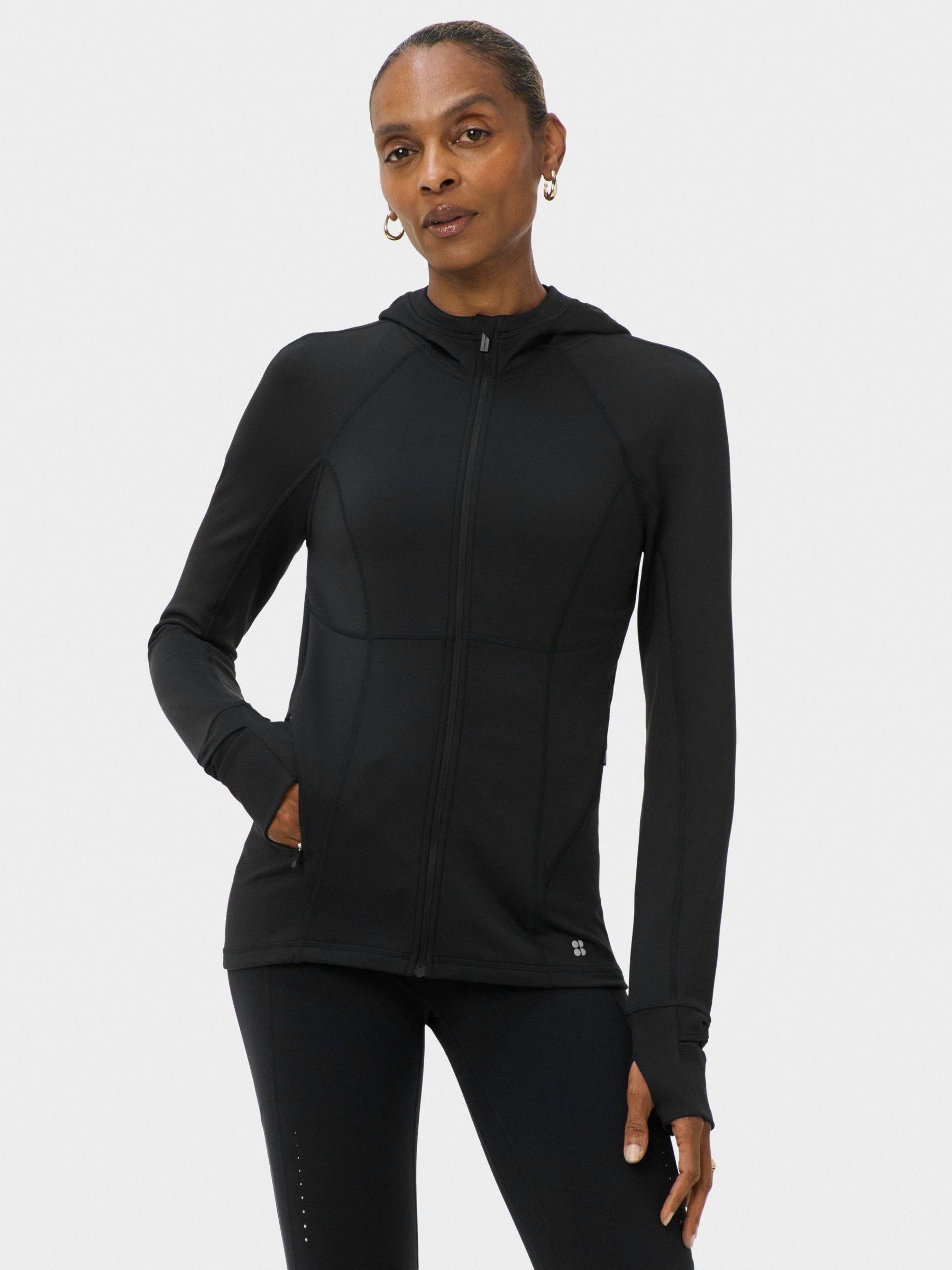 Buy Sweaty Betty Black Pro Run Full Zip Jacket from Next Japan