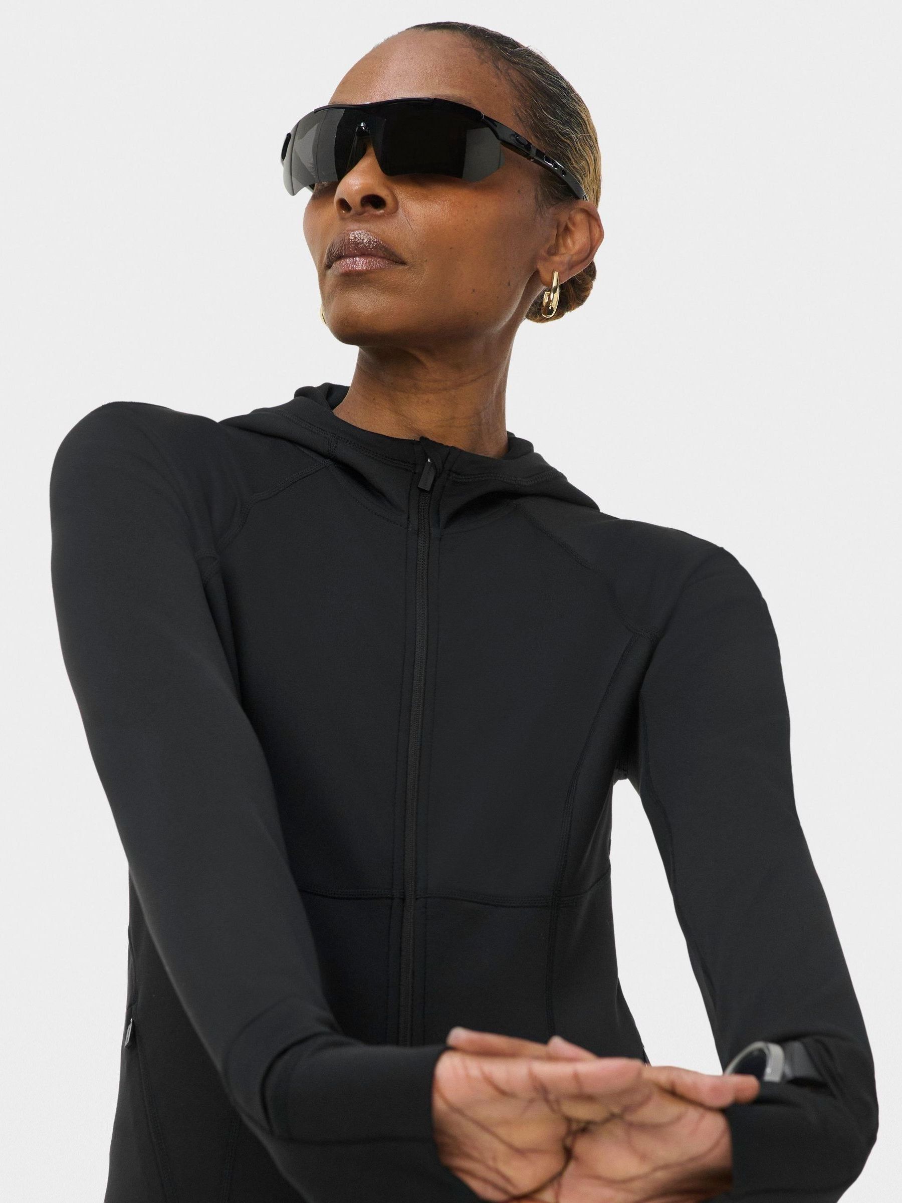Buy Sweaty Betty Black Pro Run Full Zip Jacket from Next Japan
