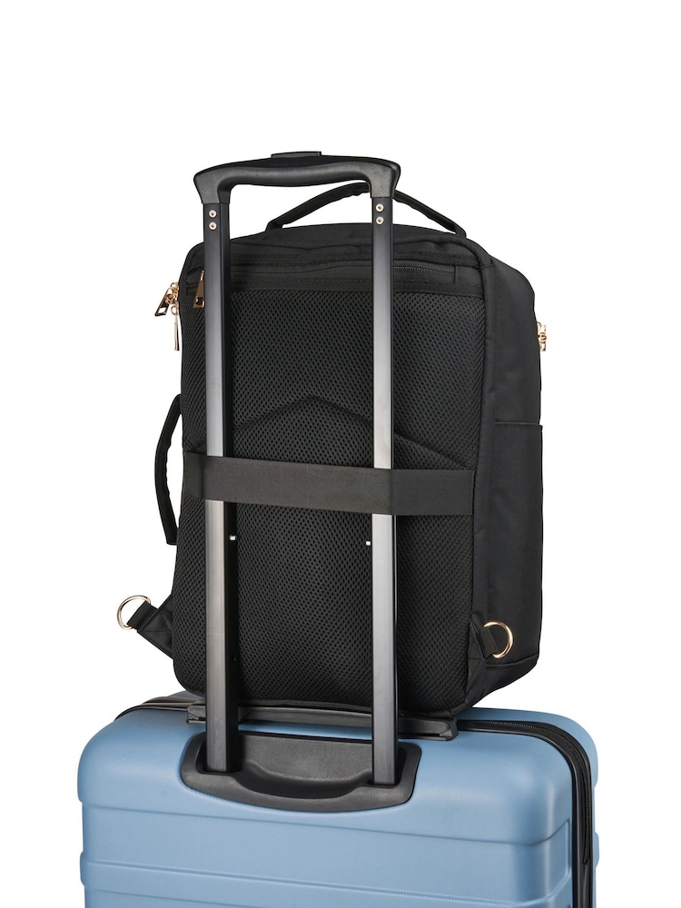 Cabin Max Black Manhattan Under Seat Backpack - Image 6 of 6