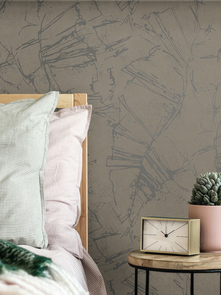 Galerie Wallcoverings Beige Terra Abstract Clay A4 Wallpaper Sample - Image 2 of 3