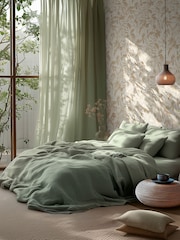 Galerie Wallcoverings Natural Horizon Tree Leaf A4 Wallpaper Sample - Image 1 of 5