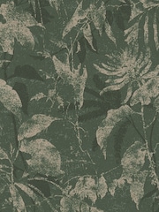 Galerie Wallcoverings Green Horizon Tree Leaf A4 Wallpaper Sample - Image 2 of 5