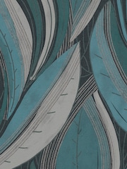 Galerie Wallcoverings Blue Horizon Tree Leaf A4 Wallpaper Sample - Image 2 of 5