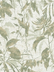 Galerie Wallcoverings Green Horizon Tree Leaf A4 Wallpaper Sample - Image 2 of 5