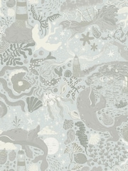 Galerie Wallcoverings Grey Resan Nautical A4 Wallpaper Sample - Image 2 of 2