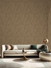 Galerie Wallcoverings Brown Terra Plain Texture Clay A4 Wallpaper Sample - Image 1 of 2