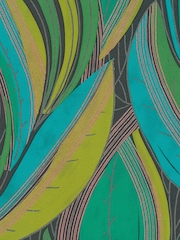 Galerie Wallcoverings Green Horizon Tree Leaf A4 Wallpaper Sample - Image 2 of 5