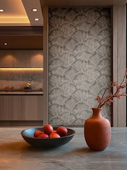 Galerie Wallcoverings Grey Horizon Abstract A4 Wallpaper Sample - Image 1 of 5