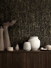 Galerie Wallcoverings Black Horizon Wood A4 Wallpaper Sample - Image 3 of 5