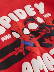 Red/Navy Spidey Snuggle Pyjamas 2 Pack (12mths-8yrs) - Image 10 of 11