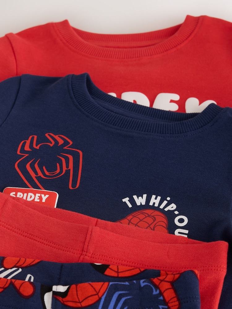 Red/Navy Spidey Snuggle Pyjamas 2 Pack (12mths-8yrs) - Image 11 of 11 Red/Navy Spidey Snuggle Pyjamas 2 Pack (12mths-8yrs) - Image 11 of 11