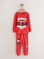 Red/Navy Spidey Snuggle Pyjamas 2 Pack (12mths-8yrs) - Image 6 of 11
