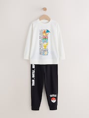 Black/Ecru Pokemon Jogger Pyjamas 2 Pack (3-14yrs) - Image 2 of 7