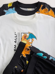 Black/Ecru Pokemon Jogger Pyjamas 2 Pack (3-14yrs) - Image 5 of 7