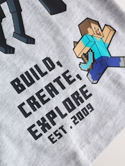 Blue/Grey Minecraft Jogger Pyjamas Set 2 Pack (5-16yrs) - Image 7 of 7