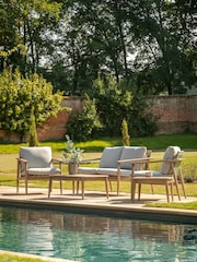 Gallery Home Grey Calais Garden Lounge Set - Image 1 of 9