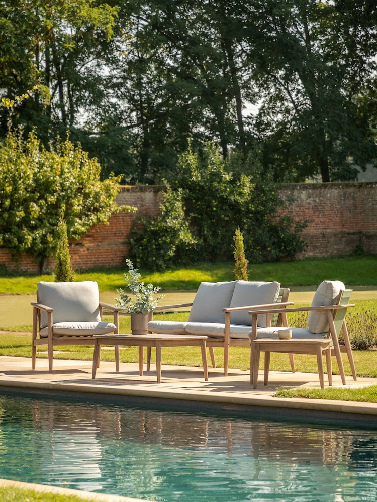 Gallery Home Grey Calais Garden Lounge Set - Image 1 of 9