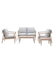 Gallery Home Grey Calais Garden Lounge Set - Image 9 of 9