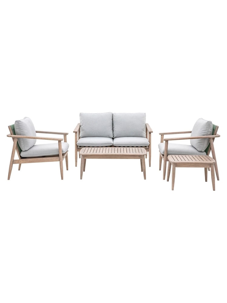 Gallery Home Grey Calais Garden Lounge Set - Image 9 of 9