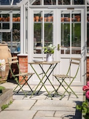 Gallery Home Brown Rhodes Garden Bistro Set - Image 1 of 4