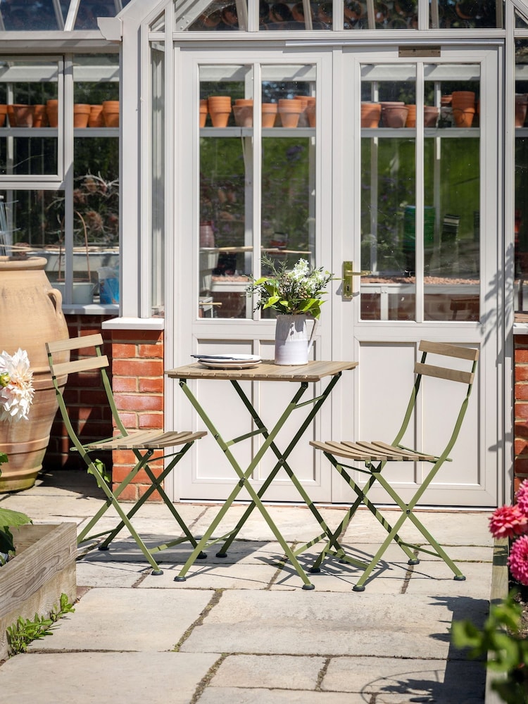 Gallery Home Brown Rhodes Garden Bistro Set - Image 1 of 4 Gallery Home Brown Rhodes Garden Bistro Set - Image 1 of 4