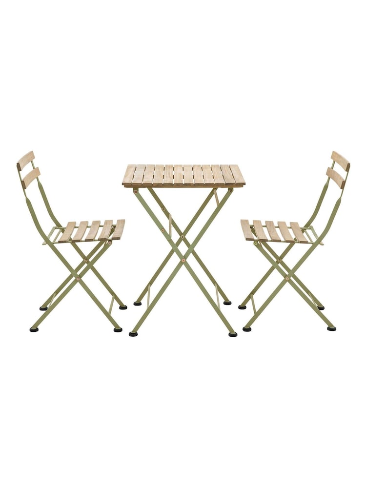 Gallery Home Brown Rhodes Garden Bistro Set - Image 4 of 4 Gallery Home Brown Rhodes Garden Bistro Set - Image 4 of 4