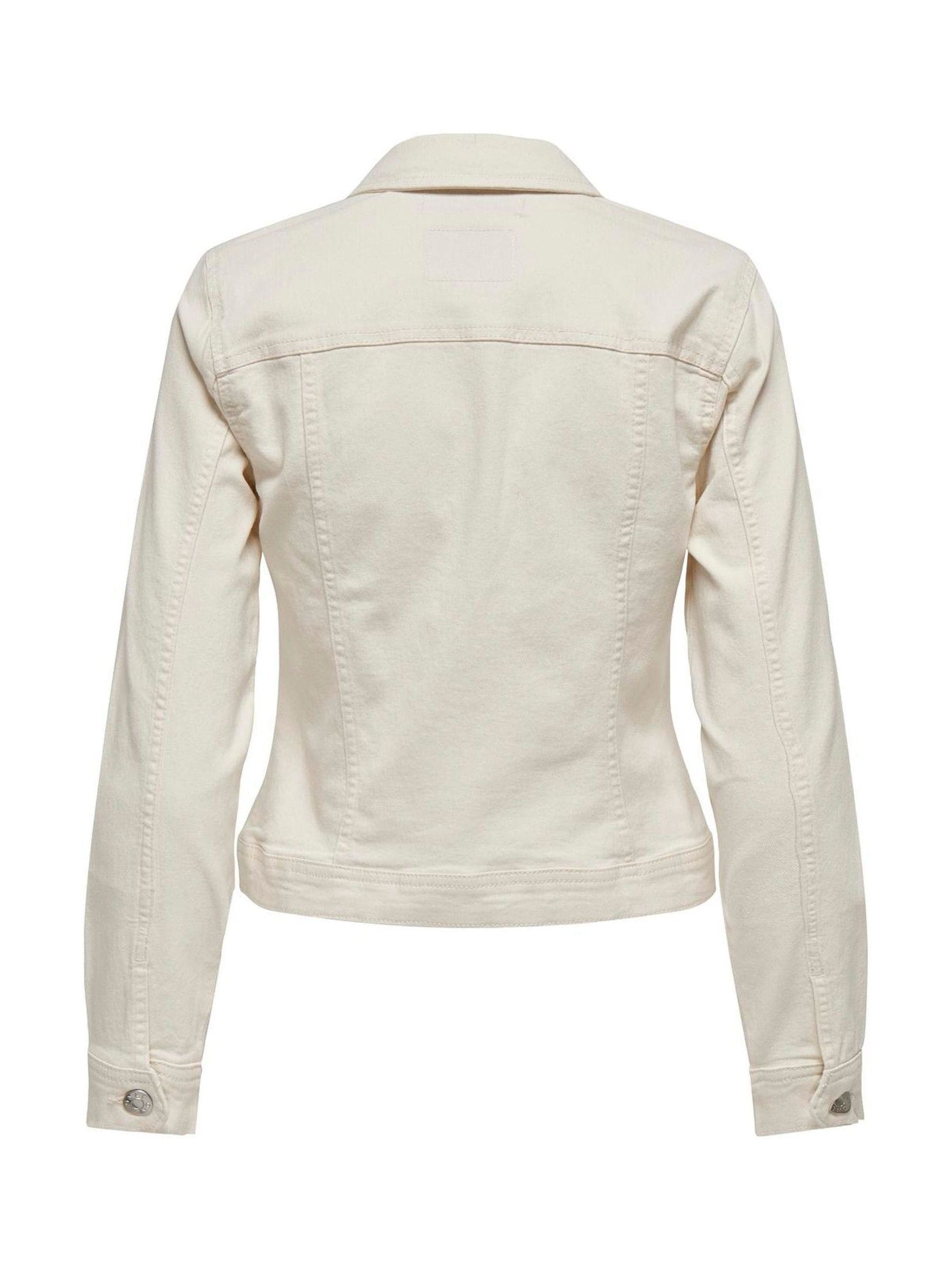 Buy ONLY Cream Comfort Stretch Classic Denim Jacket from Next Canada
