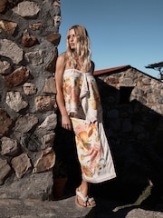 Emily Carter Floral Wrap Midi Skirt - Image 3 of 8