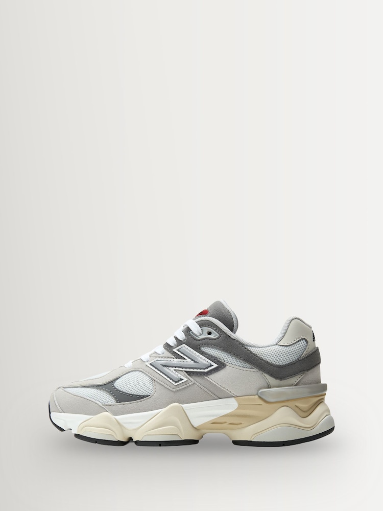 New Balance Grey 9060 Youth Trainers - Image 2 of 9