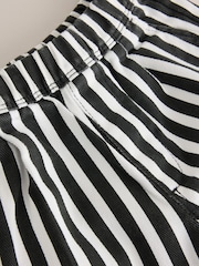Black/White Stripe Regular Fit Pull On Barrel Trousers (3mths-7yrs) - Image 8 of 9