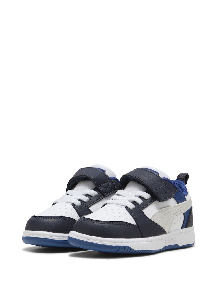 Puma White Rebound V6 Lo Toddlers' Sneakers - Image 1 of 6