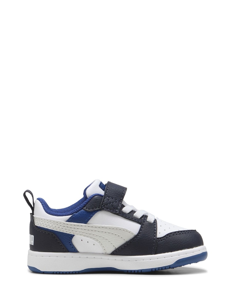 Puma White Rebound V6 Lo Toddlers' Sneakers - Image 2 of 6