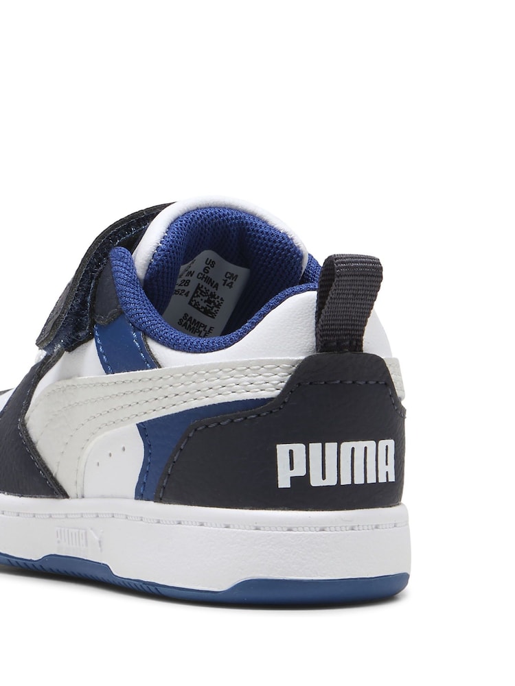 Puma White Rebound V6 Lo Toddlers' Sneakers - Image 6 of 6