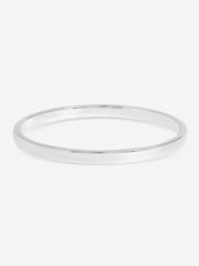 Inicio Sterling Silver Polished Bangle - Gift Pouch - Image 1 of 2