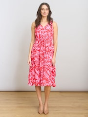 Gina Bacconi Tasha Printed Chiffon Kjole - Bilde 1 av 6