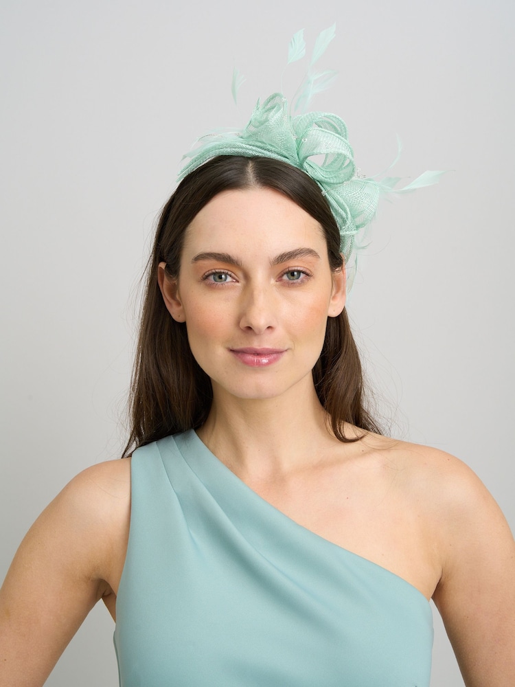 Gina Bacconi Green Darby One Shoulder Frill Dress - Image 6 of 6