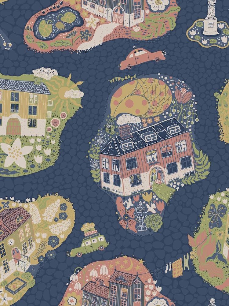 Galerie Wallcoverings Blue Resan Kids 10.05M Wallpaper - Image 2 of 2