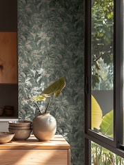 Galerie Wallcoverings Blue Horizon Tree Leaf 10.05M Wallpaper - Image 1 of 5