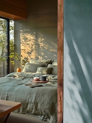 Galerie Wallcoverings Blue Horizon Plain Texture 10.05M Wallpaper - Image 3 of 5