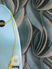 Galerie Wallcoverings Blue Horizon Tree Leaf 10.05M Wallpaper - Image 3 of 5