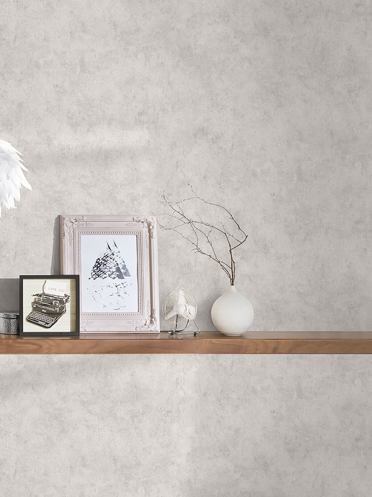 Galerie Wallcoverings Cream Horizon Industrial 10.05M Wallpaper - Image 1 of 5